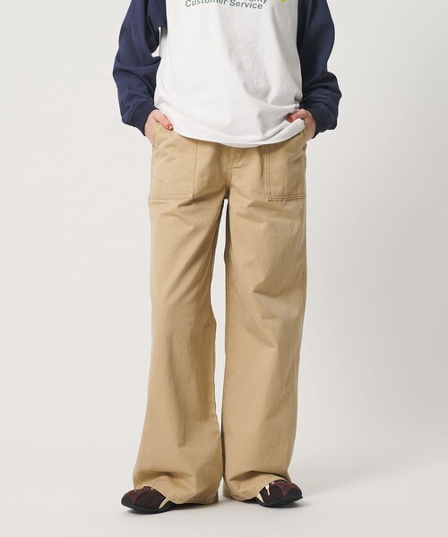 BEAUTY&YOUTH UNITED ARROWS(ビューティーアンドユースユナイテッドアローズ)の「【WEB限定】コットン ベイカーイージーパンツ ウォッシャブル(その他パンツ・レディース・ベージュ/ネイビー/オリーブ・L/M/S)」の18枚目の写真