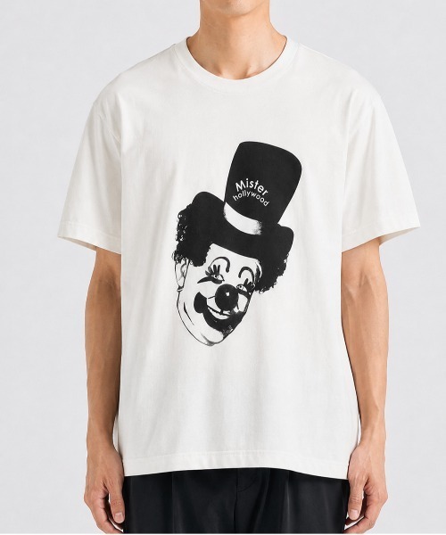 N.HOOLYWOOD(N.ハリウッド)の「【N.HOOLYWOOD/エヌハリウッド】別注あの頃のPIERROT T-SHIRT(Tシャツ/カットソー・メンズ・ホワイト・40/36/38)」の1枚目の写真