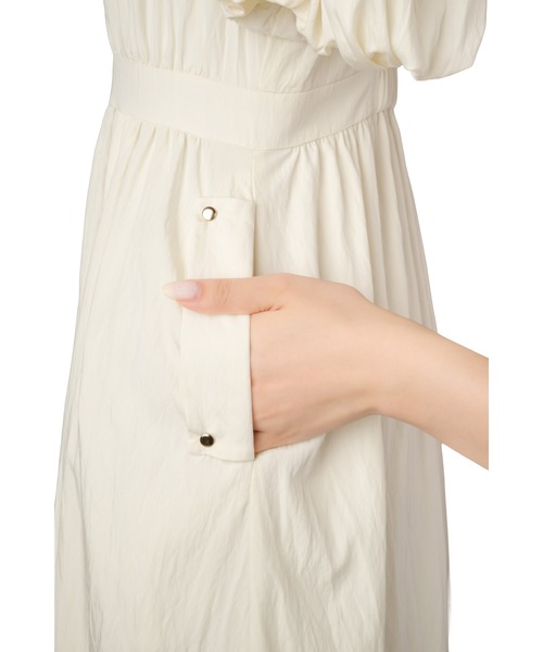 Her lip to（ハーリップトゥー）の「Aurelia Front Zip Dress（ワンピース・レディース・オフホワイト・S/M）」の18枚目の写真
