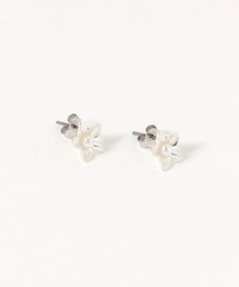 マットメタルフラワーピアス / 1051538