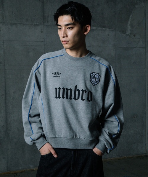 ALAND(エーランド)の「【UNISEX】ALAND×UMBRO/パイピングスウェット(裏毛)(スウェット・メンズ・グレー/ブラック・LARGE/SMALL)」の20枚目の写真