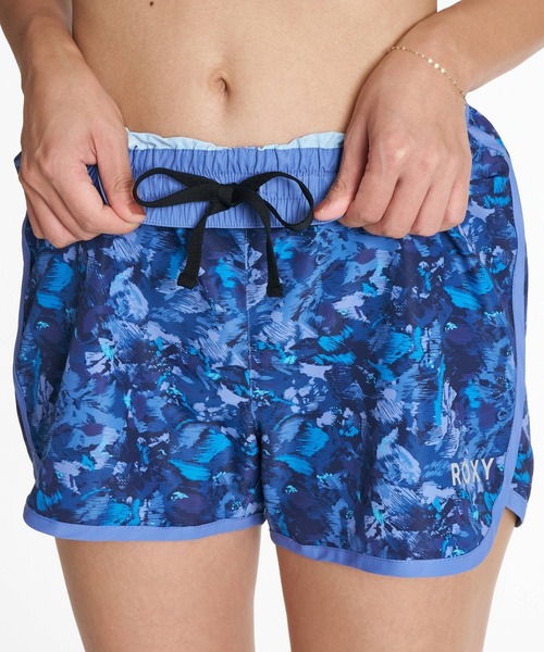 ROXY(ロキシー)の「ROXY FITNESS FEEL FREE SHORTS 柄プリントショートパンツ /撥水 【2026年秋冬モデル】/ロキシー総柄ボトムス(その他パンツ・レディース・グリーン/ブラック/ブルー・SMALL/MEDIUM/LARGE)」の14枚目の写真