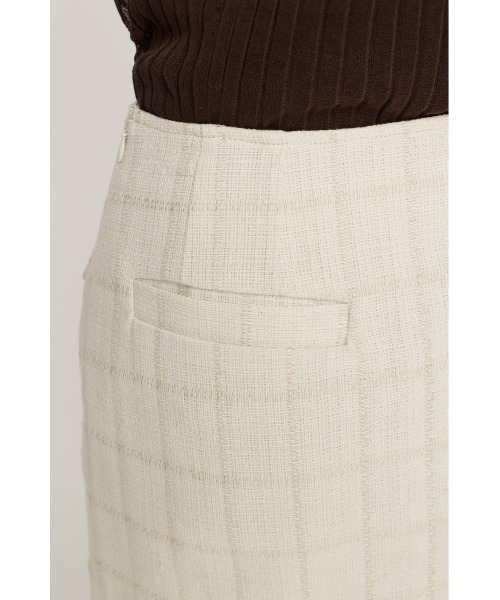 SLY(スライ)の「【AW PRE ORDER 第2弾】TWEED SKORT ツイードスコート 秋服 ミニスカート インナーパンツ付き インパン付き(スカート・レディース・ブラック系その他2/アイボリー・0/1)」の10枚目の写真