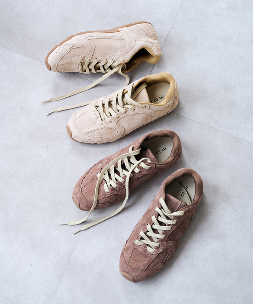 U by SPICK&SPAN（ユーバイスピックアンドスパン）の「MOHI/モヒ スエードスニーカー（スニーカー・レディース・ブラウン/ベージュ・23.5cm/23cm/24cm）」の3枚目の写真