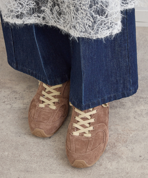 U by SPICK&SPAN（ユーバイスピックアンドスパン）の「MOHI/モヒ スエードスニーカー（スニーカー・レディース・ブラウン/ベージュ・23.5cm/23cm/24cm）」の4枚目の写真