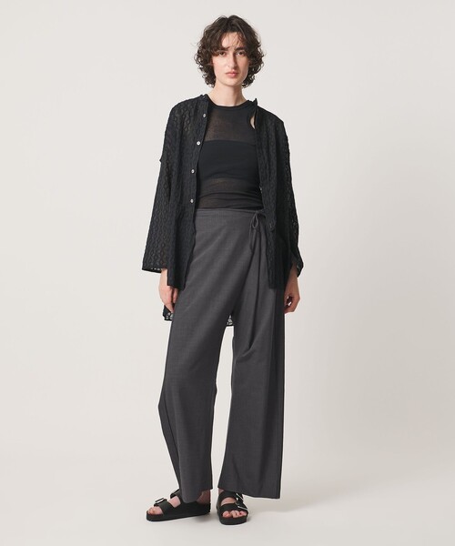 UNITED ARROWS（ユナイテッドアローズ）の「＜Pheeta＞Bourke パンツ / 016C-12（その他パンツ・レディース・ベージュ/ダークグレー・2/1）」の4枚目の写真