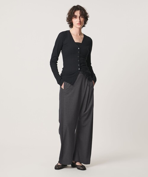 UNITED ARROWS（ユナイテッドアローズ）の「＜Pheeta＞Bourke パンツ / 016C-12（その他パンツ・レディース・ベージュ/ダークグレー・2/1）」の5枚目の写真