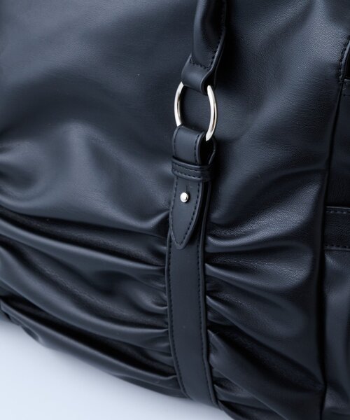 CIAOPANIC TYPY(チャオパニックティピー)の「:【ZOZO限定】ギャザーデザイン2WAYBAG(ショルダーバッグ・レディース・ブラック/ブラウン・ONE SIZE)」の19枚目の写真