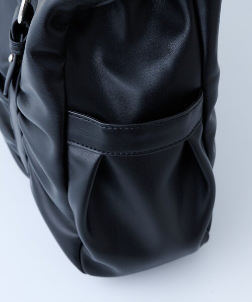 CIAOPANIC TYPY(チャオパニックティピー)の「:【ZOZO限定】ギャザーデザイン2WAYBAG(ショルダーバッグ・レディース・ブラック/ブラウン・ONE SIZE)」の20枚目の写真
