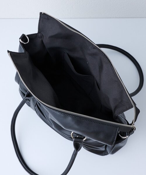 CIAOPANIC TYPY(チャオパニックティピー)の「:【ZOZO限定】ギャザーデザイン2WAYBAG(ショルダーバッグ・レディース・ブラック/ブラウン・ONE SIZE)」の22枚目の写真
