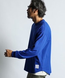 The DUFFER of ST.GEORGE | 【WEB限定アイテム】8oz HEAVY WEIGHT CREW NECK ROUND HEM L/SL TEE:8オンス ヘビーウェイト クルーネック ラウンドヘム ロンT(Tシャツ/カットソー)