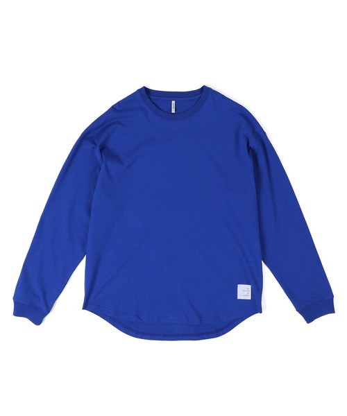 The DUFFER of ST.GEORGE（ザダファーオブセントジョージ）の「【WEB限定アイテム】8oz HEAVY WEIGHT CREW NECK ROUND HEM L/SL TEE：8オンス ヘビーウェイト クルーネック ラウンドヘム ロンT（Tシャツ/カットソー・メンズ・ホワイト/ブラック/ブルー・MEDIUM/SMALL/X-LARGE/LARGE）」の14枚目の写真