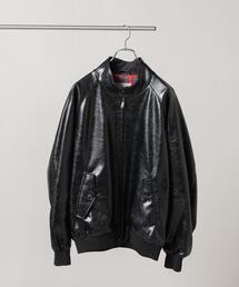 BARACUTA/別注 G9 フェイクレザー ショート ブルゾン
