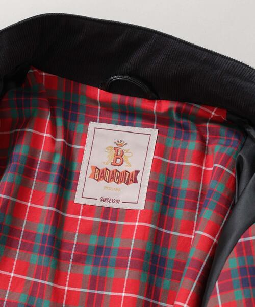 BARACUTA(バラクータ)の「BARACUTA/別注 G9 フェイクレザー ショート ブルゾン(ブルゾン・メンズ・ブラウン/ブラック・M/L/S)」の10枚目の写真