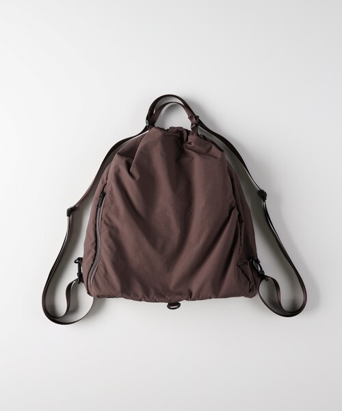 CAMP7（キャンプセブン）の「CAMP7 マルチナップサック（バックパック/リュック・レディース・ダークブラウン/ブラック・99）」の6枚目の写真