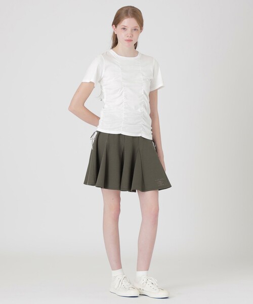BLUE LABEL CRESTBRIDGE(ブルーレーベルクレストブリッジ)の「【umbro】シャーリングTシャツ(Tシャツ/カットソー・レディース・ベビーピンク/オフホワイト/ブラック・38)」の4枚目の写真