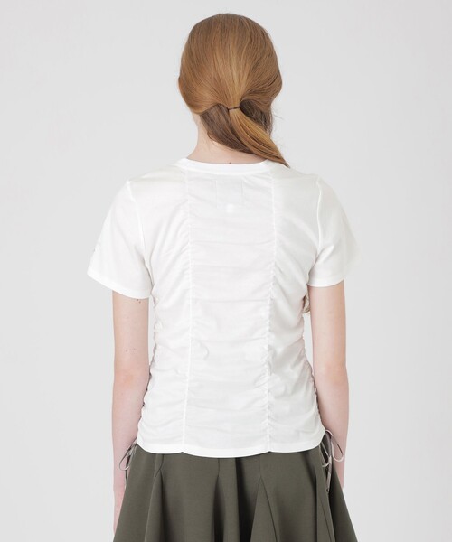 BLUE LABEL CRESTBRIDGE(ブルーレーベルクレストブリッジ)の「【umbro】シャーリングTシャツ(Tシャツ/カットソー・レディース・ベビーピンク/オフホワイト/ブラック・38)」の7枚目の写真