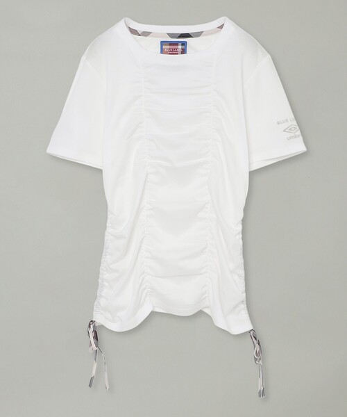 BLUE LABEL CRESTBRIDGE(ブルーレーベルクレストブリッジ)の「【umbro】シャーリングTシャツ(Tシャツ/カットソー・レディース・ベビーピンク/オフホワイト/ブラック・38)」の10枚目の写真