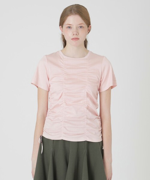 BLUE LABEL CRESTBRIDGE(ブルーレーベルクレストブリッジ)の「【umbro】シャーリングTシャツ(Tシャツ/カットソー・レディース・ベビーピンク/オフホワイト/ブラック・38)」の19枚目の写真