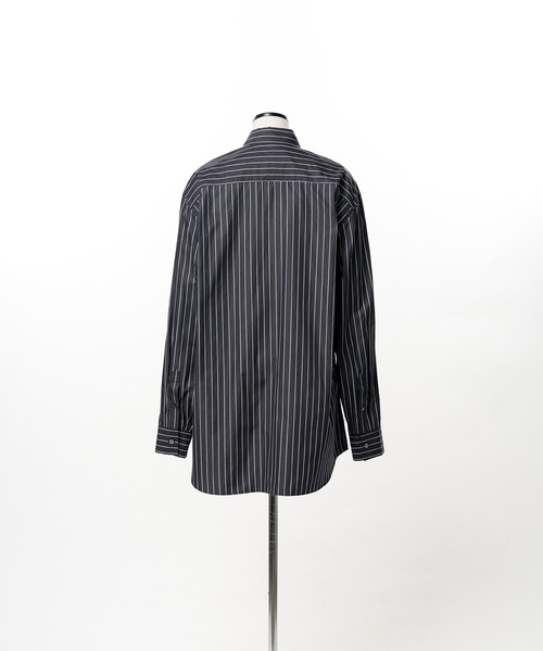 KEISUKEYOSHIDA（ケイスケヨシダ）の「Stripe Standard Shirts（シャツ/ブラウス・レディース・ホワイト/ブラック/ネイビー・L/M）」の22枚目の写真