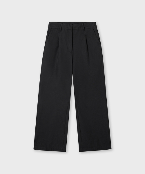 PLAC WOMEN（プレイス・ウィメン）の「ワンタックワイドコットンパンツブラック（その他パンツ・レディース・ブラック・SMALL/MEDIUM）」の5枚目の写真