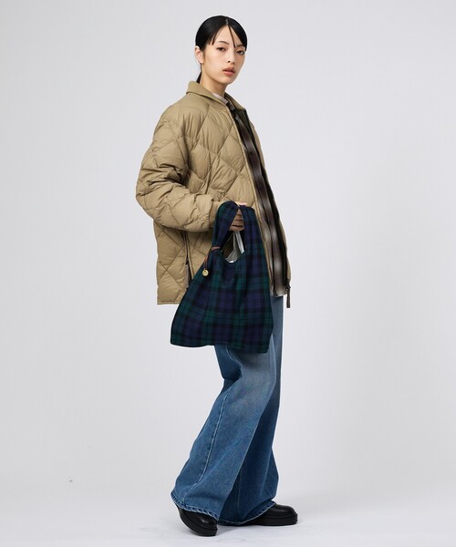 MASTER&Co（マスターアンドコー）の「【MASTER & CO / マスターアンドコー】チェックエコバッグ/サブバッグ/タータンチェック【WEB限定】（エコバッグ/サブバッグ・レディース・ブラック系その他/レッド系その他・フリー）」の9枚目の写真