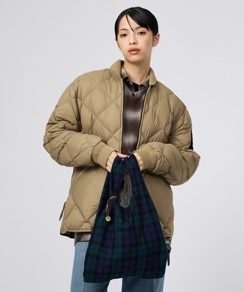 MASTER&Co（マスターアンドコー）の「【MASTER & CO / マスターアンドコー】チェックエコバッグ/サブバッグ/タータンチェック【WEB限定】（エコバッグ/サブバッグ・レディース・ブラック系その他/レッド系その他・フリー）」の7枚目の写真
