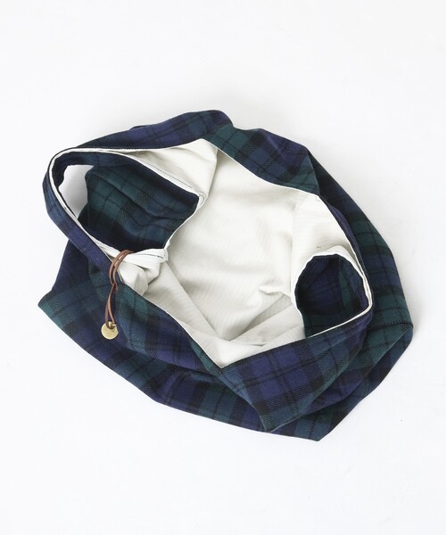 MASTER&Co（マスターアンドコー）の「【MASTER & CO / マスターアンドコー】チェックエコバッグ/サブバッグ/タータンチェック【WEB限定】（エコバッグ/サブバッグ・レディース・ブラック系その他/レッド系その他・フリー）」の11枚目の写真