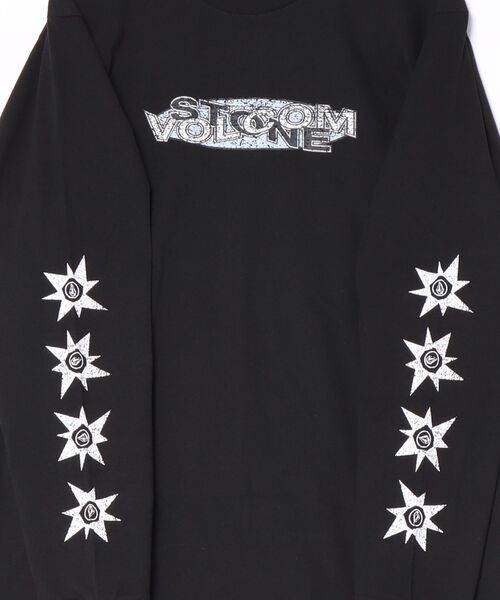 VOLCOM（ボルコム）の「【オンライン限定】VOLCOM メンズ STAR VOLCOM LS ロンT 【2026年秋冬モデル】/ボルコム袖プリント長袖ロンT（Tシャツ/カットソー・メンズ・ブラック系その他/ブラック/ホワイト・MEDIUM/LARGE/X-LARGE）」の7枚目の写真