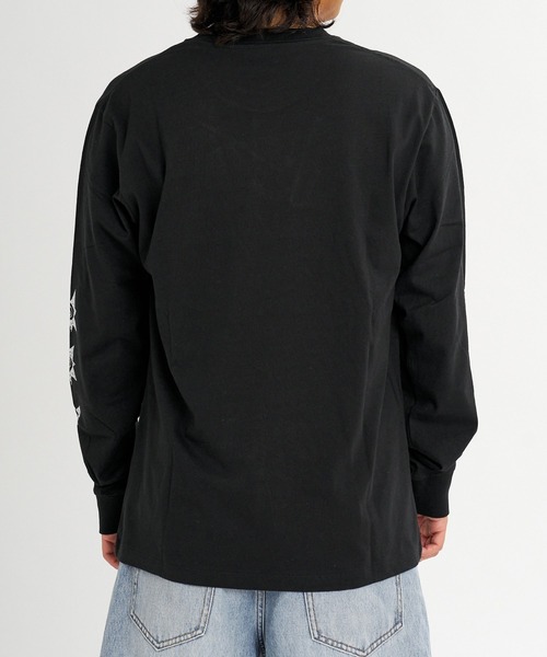 VOLCOM（ボルコム）の「【オンライン限定】VOLCOM メンズ STAR VOLCOM LS ロンT 【2026年秋冬モデル】/ボルコム袖プリント長袖ロンT（Tシャツ/カットソー・メンズ・ブラック系その他/ブラック/ホワイト・MEDIUM/LARGE/X-LARGE）」の10枚目の写真