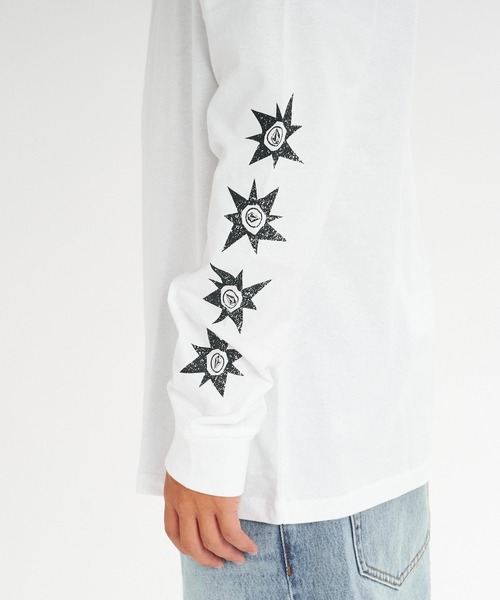 VOLCOM（ボルコム）の「【オンライン限定】VOLCOM メンズ STAR VOLCOM LS ロンT 【2026年秋冬モデル】/ボルコム袖プリント長袖ロンT（Tシャツ/カットソー・メンズ・ブラック系その他/ブラック/ホワイト・MEDIUM/LARGE/X-LARGE）」の13枚目の写真