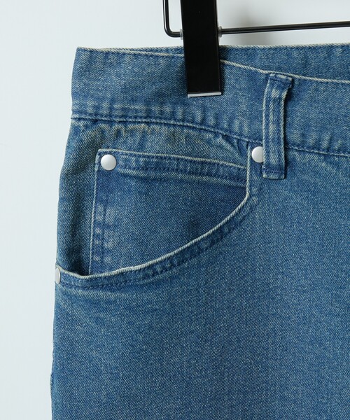 ABAHOUSE（アバハウス）の「【セットアップ対応】COVEROSS DENIM ストレートスラックス / ストレッチ 抗菌防臭（デニムパンツ・メンズ・ネイビー/インディゴブルー・44/46/48）」の7枚目の写真