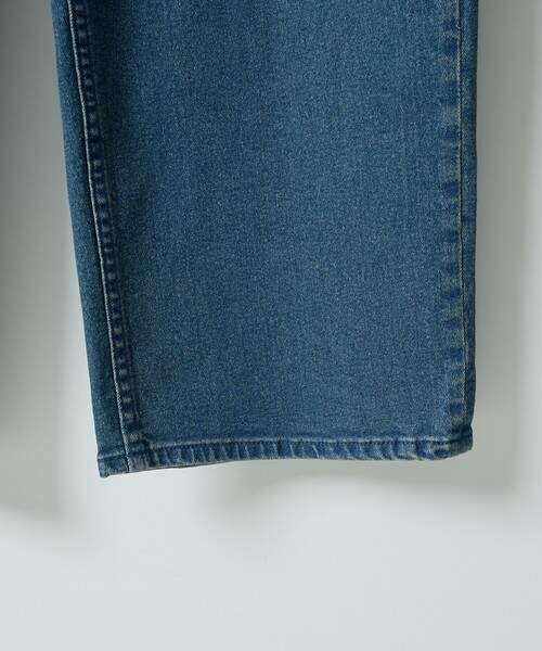 ABAHOUSE（アバハウス）の「【セットアップ対応】COVEROSS DENIM ストレートスラックス / ストレッチ 抗菌防臭（デニムパンツ・メンズ・ネイビー/インディゴブルー・44/46/48）」の12枚目の写真