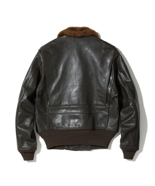 Buzz Rickson's(バズリクソンズ)の「【BUZZ RICKSON’S/バズリクソンズ】G-1 Spec.55-J-14(ライダースジャケット・メンズ・ダークブラウン・40/42)」の2枚目の写真