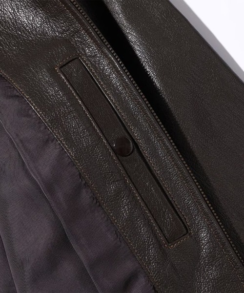 Buzz Rickson's(バズリクソンズ)の「【BUZZ RICKSON’S/バズリクソンズ】G-1 Spec.55-J-14(ライダースジャケット・メンズ・ダークブラウン・40/42)」の10枚目の写真