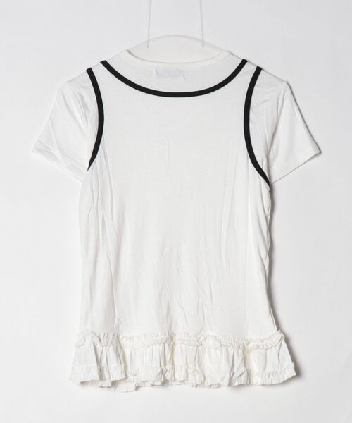 tunee（チュニー）の「レイヤードタンクトップTシャツ YOUARE TeeTankTop(MA/EK164)（Tシャツ/カットソー・レディース・ホワイト・FREE）」の10枚目の写真