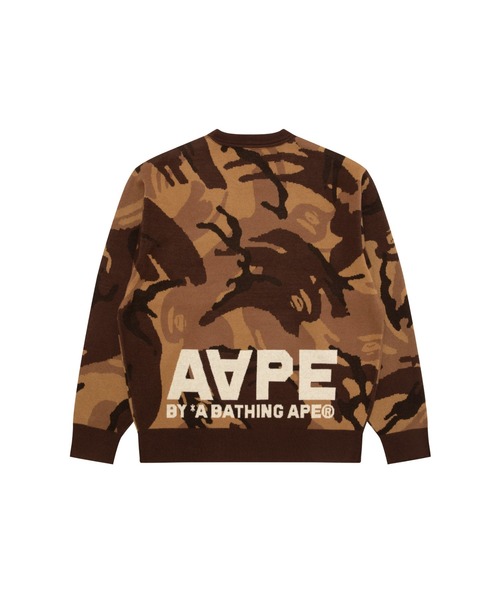 AAPE BY A BATHING APE（エーエイプバイアベイシングエイプ）の「AAPER "ALDO" KNIT(Camouflage)（ニット/セーター・メンズ・ピンク系その他・MEDIUM/X-LARGE/LARGE）」の2枚目の写真