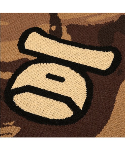 AAPE BY A BATHING APE（エーエイプバイアベイシングエイプ）の「AAPER "ALDO" KNIT(Camouflage)（ニット/セーター・メンズ・ピンク系その他・MEDIUM/X-LARGE/LARGE）」の3枚目の写真