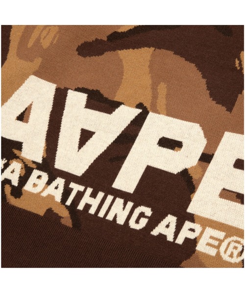 AAPE BY A BATHING APE（エーエイプバイアベイシングエイプ）の「AAPER "ALDO" KNIT(Camouflage)（ニット/セーター・メンズ・ピンク系その他・MEDIUM/X-LARGE/LARGE）」の4枚目の写真