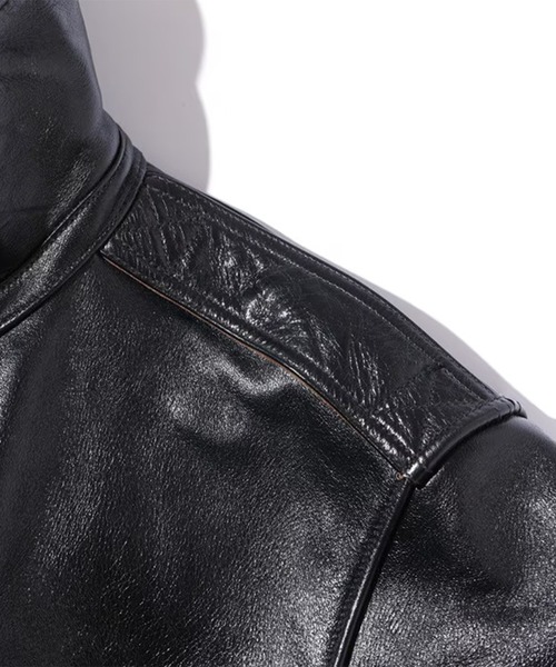 Buzz Rickson's(バズリクソンズ)の「【BUZZ RICKSON’S/バズリクソンズ】BLACK A-2 HORSE HIDE(ブルゾン・メンズ・ブラック・42/40)」の6枚目の写真