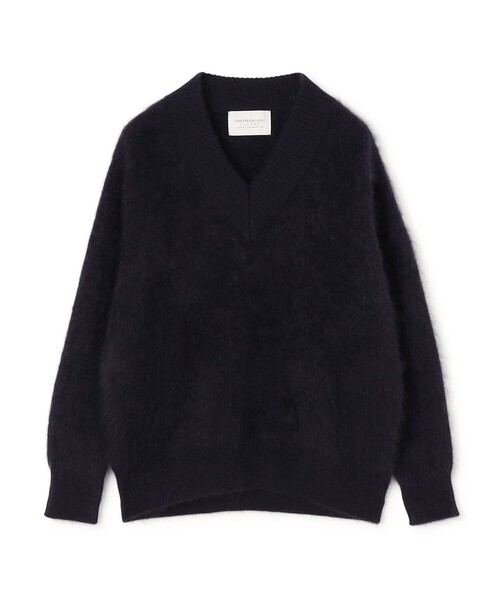TOMORROWLAND (トゥモローランド)の「【WEB先行予約】TOMORROWLAND tricot ウールファー Vネックプルオーバーニット(ニット/セーター・メンズ・キャメル/ネイビー/レッド・M/S)」の1枚目の写真