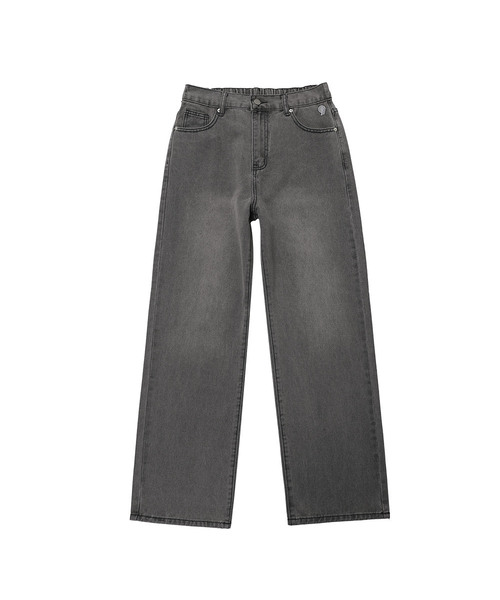 HALFNINE(ハーフナイン)の「エイジング加工 バックゴム ウォッシュ セミワイド デニムパンツ I08JRD_HXV11365(デニムパンツ・メンズ・スカイブルー/ダークブルー/グレー系/Black・SMALL/MEDIUM/LARGE/X-LARGE/XX-LARGE)」の3枚目の写真