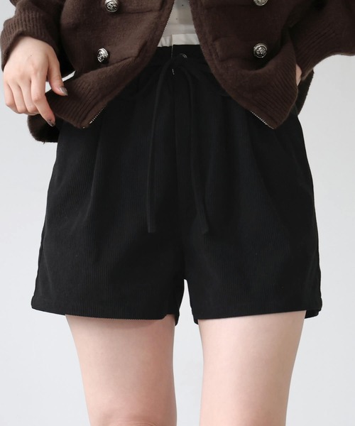 tiptop(ティップトップ)の「コーデュロイウエストフリルショートパンツ(その他パンツ・レディース・ブラック/ブラウン・FREE)」の5枚目の写真