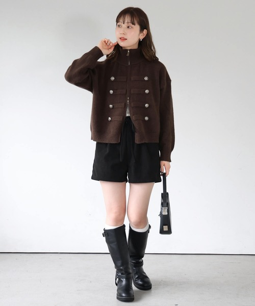 tiptop(ティップトップ)の「コーデュロイウエストフリルショートパンツ(その他パンツ・レディース・ブラック/ブラウン・FREE)」の10枚目の写真
