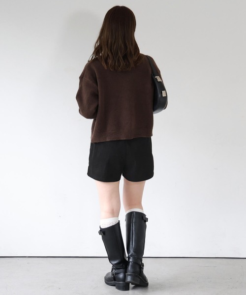 tiptop(ティップトップ)の「コーデュロイウエストフリルショートパンツ(その他パンツ・レディース・ブラック/ブラウン・FREE)」の13枚目の写真