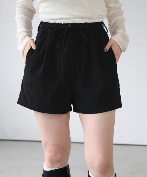 tiptop(ティップトップ)の「コーデュロイウエストフリルショートパンツ(その他パンツ・レディース・ブラック/ブラウン・FREE)」の15枚目の写真