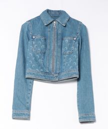 LIGHT BLUE DENIM TRUCKER JACKE WJA076ACDEN0002