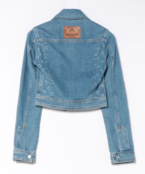 MARINE SERRE（マリーン・セル）の「LIGHT BLUE DENIM TRUCKER JACKE WJA076ACDEN0002（ブルゾン・メンズ・ライトブルー・36）」の2枚目の写真