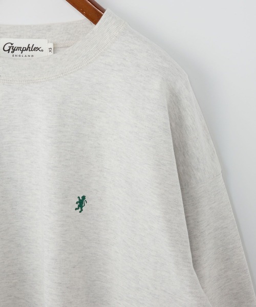 GYMPHLEX(ジムフレックス)の「【GYMPHLEX(ジムフレックス)】ヘビーウェイトプルオーバー(スウェット・レディース・ライトグレー/チャコール・MEDIUM)」の6枚目の写真