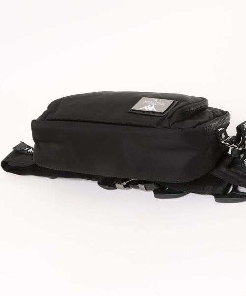 MAKAVELIC(マキャベリック)の「【62】【MAKAVELIC】MAKAVELIC×Kappa BODY BAG(ボディバッグ/ウエストポーチ・メンズ・ブラック・FREE)」の3枚目の写真